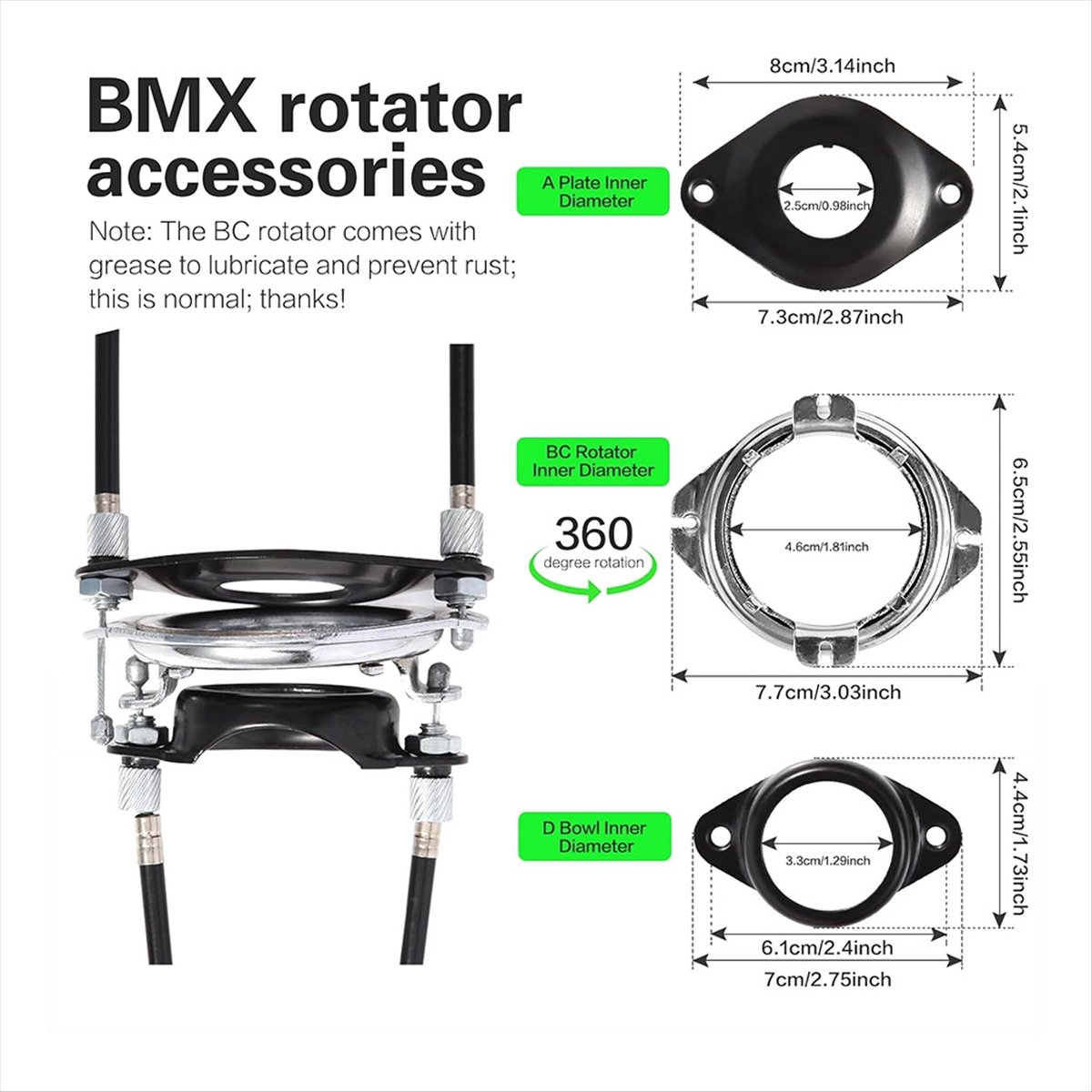 Brake Rotor - A61P Bisiklet Gyro Fren Kabloları Ön