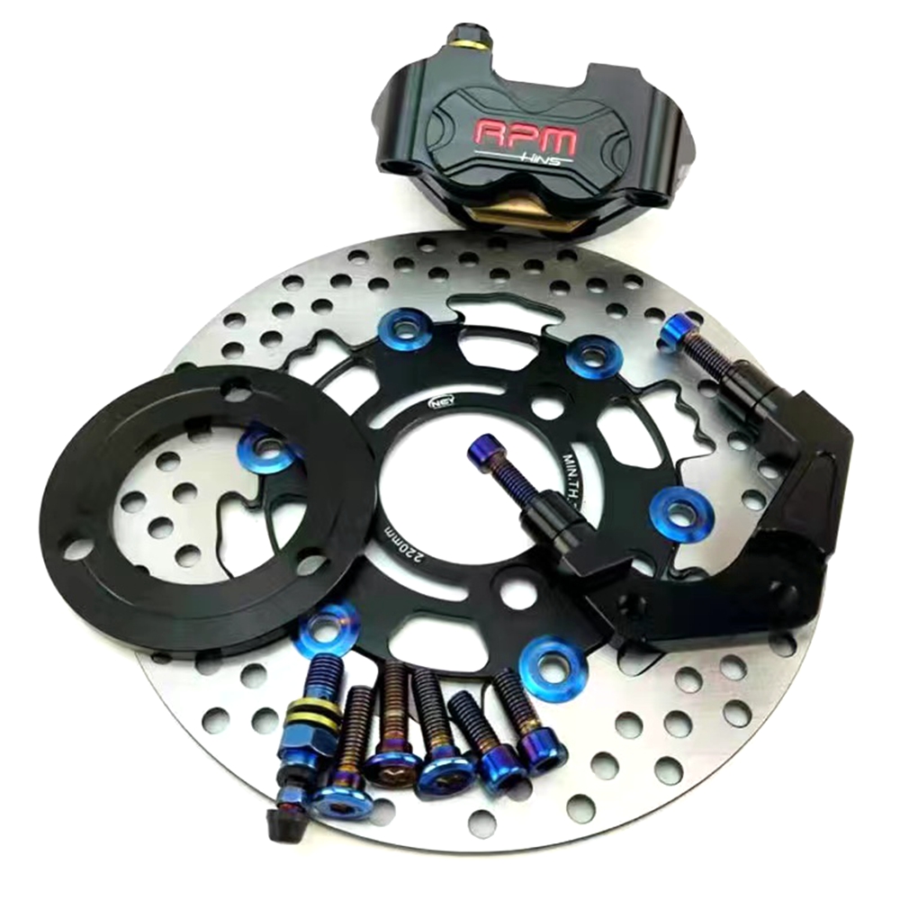 220 mm Motosiklet RPM Ön ve Ar - Front Rear Brake Caliper Bracket Kit incelemesi ve fiyatı